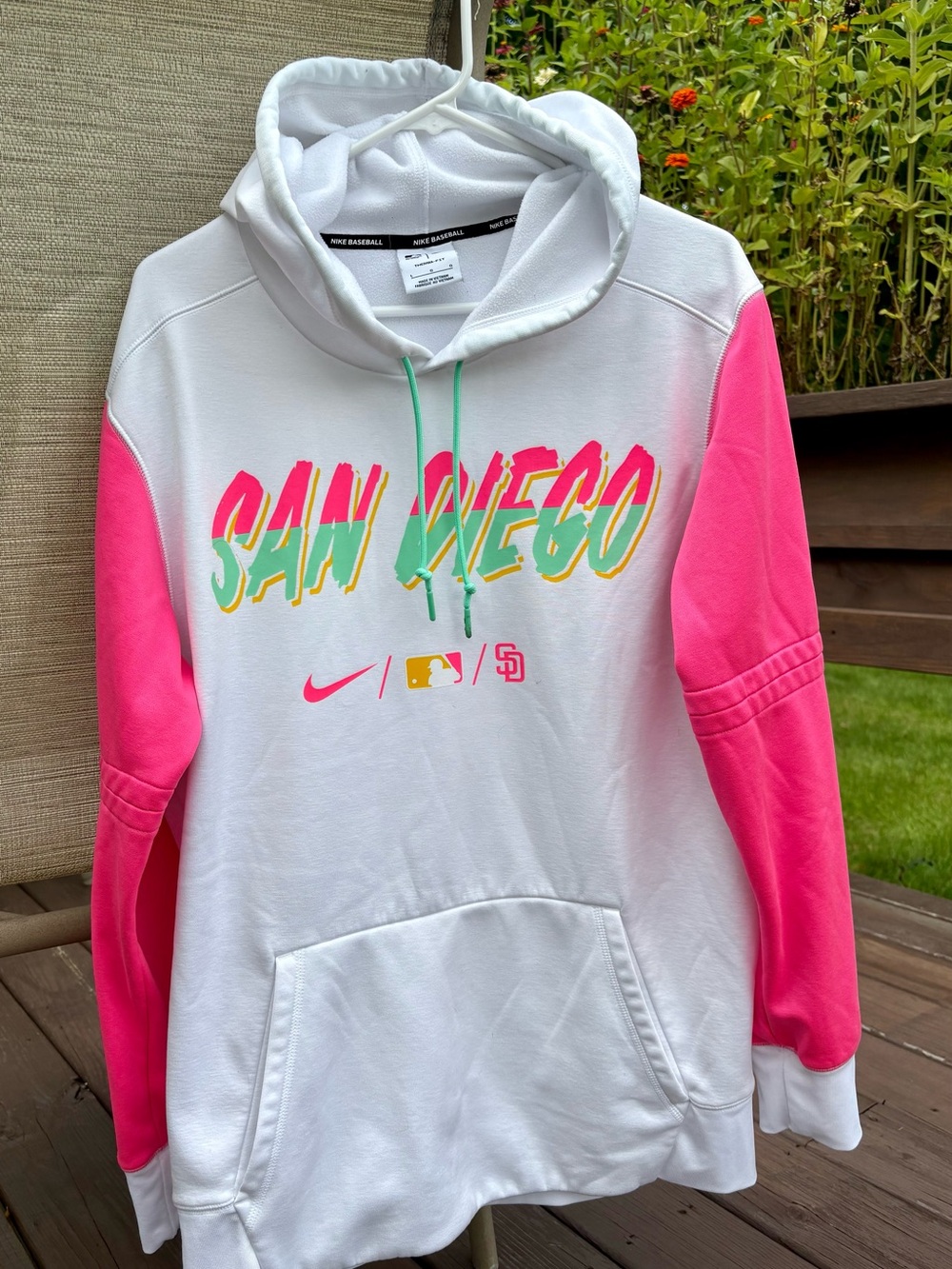 Nike San Diego Padres City Connect Authentic Collection Therma Hoodie Men